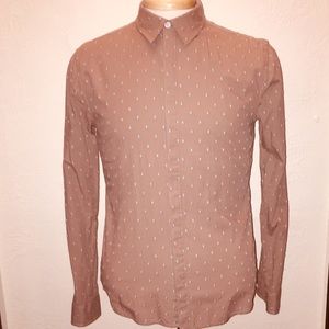 AG Men’s Slim Fit Woven Button Front Shirt